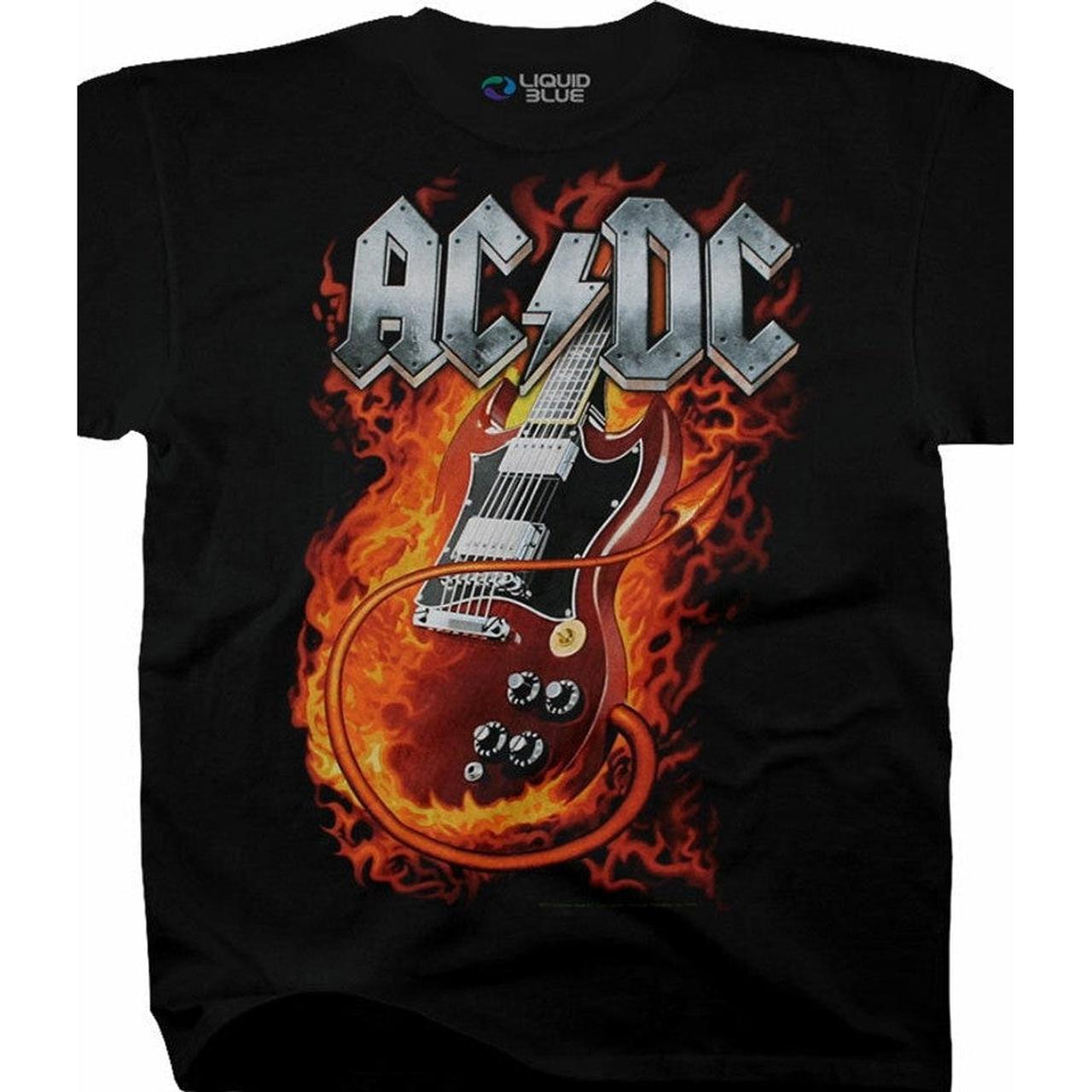 ACDC - Fire Guitar T-shirt