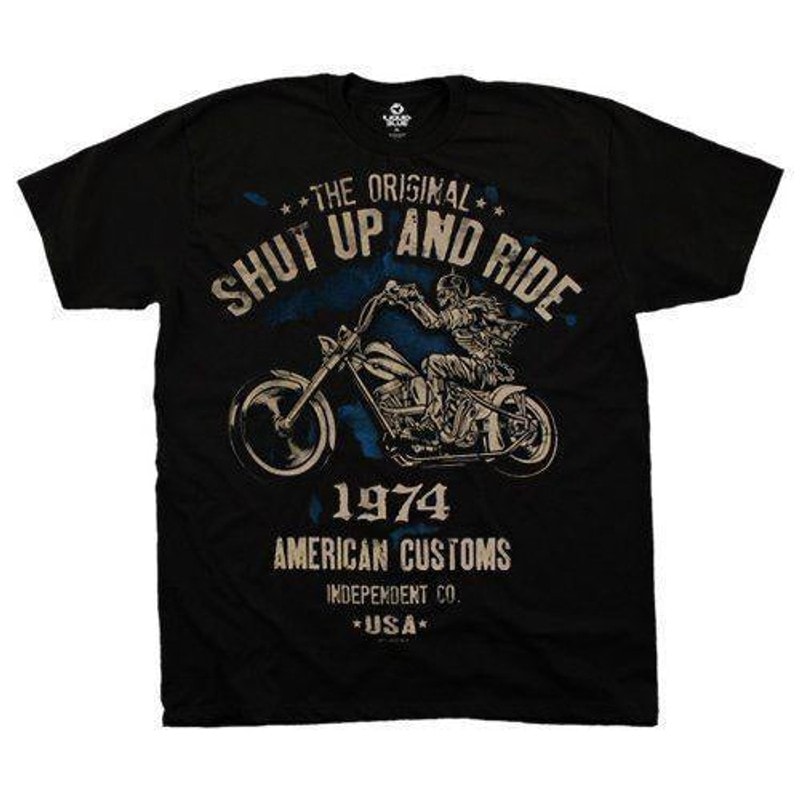 American Customs - The Original Shut Up & Ride T-shirt