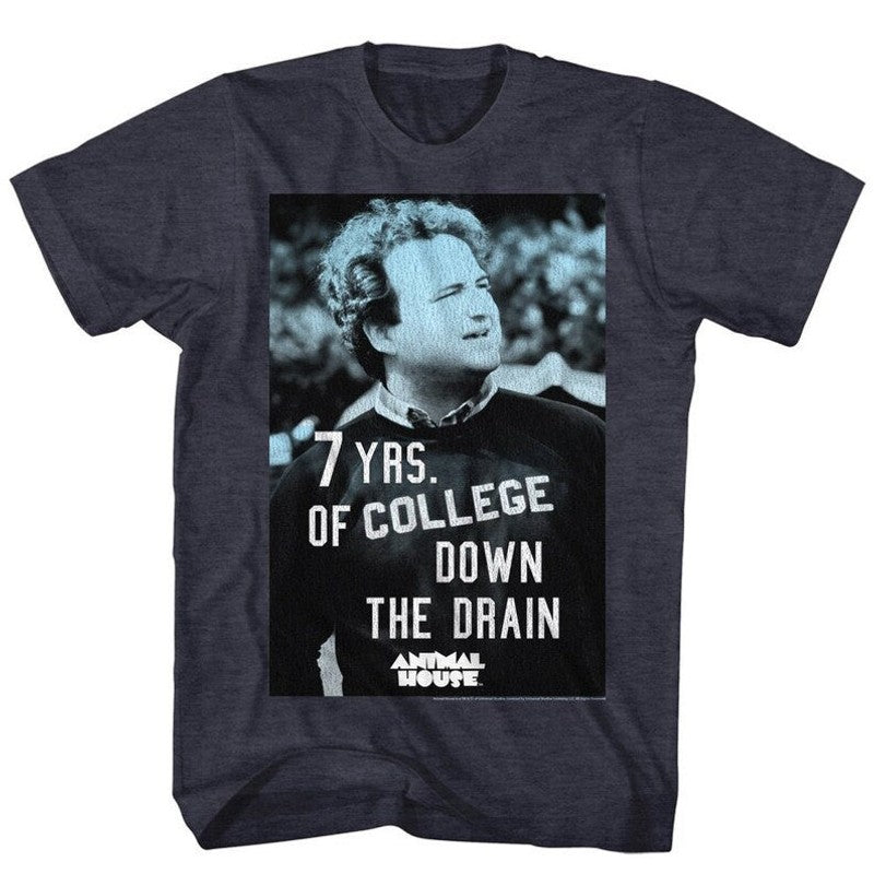 Animal House - 7 Years of College Down the Drain T-shirt