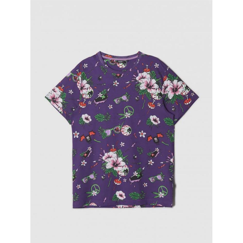 Art - Flowers And Glasses T-shirt