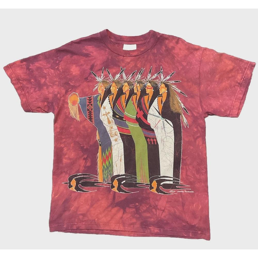 Art - Meeting of the Clan seekers Native Indian T-shirt