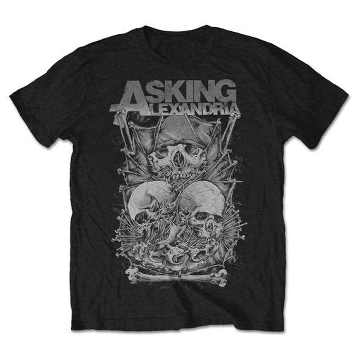 Asking Alexandria - Skull Stack T-shirt