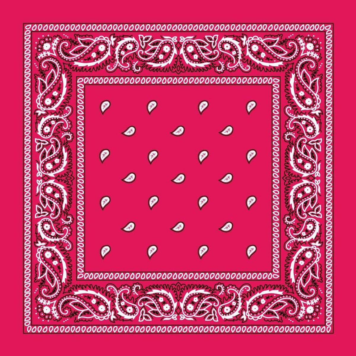 Bandana - Crimson Paisley Bandana