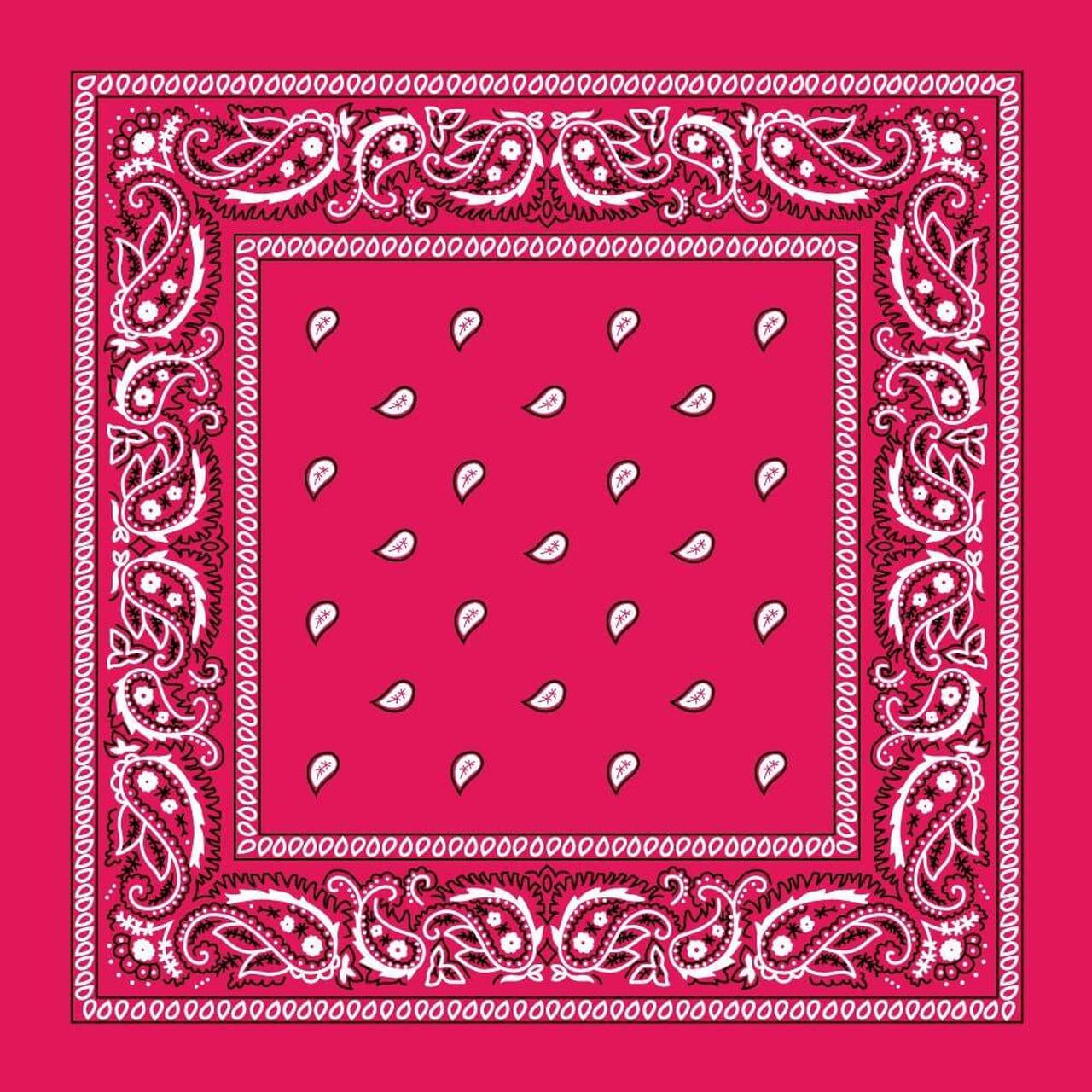 Bandana - Crimson Paisley Bandana