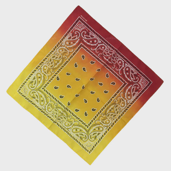 Bandana - Gradient Red Yellow Bandana