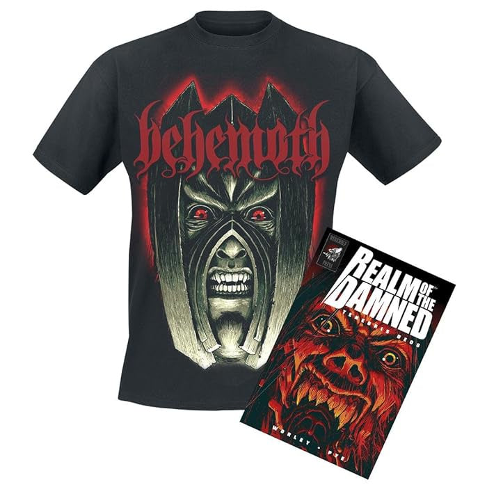 Behemoth - Realm Of The Damned Pack Book And T-shirt