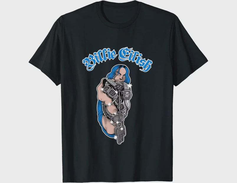 Billie Eilish - Bling Glitter T-shirt