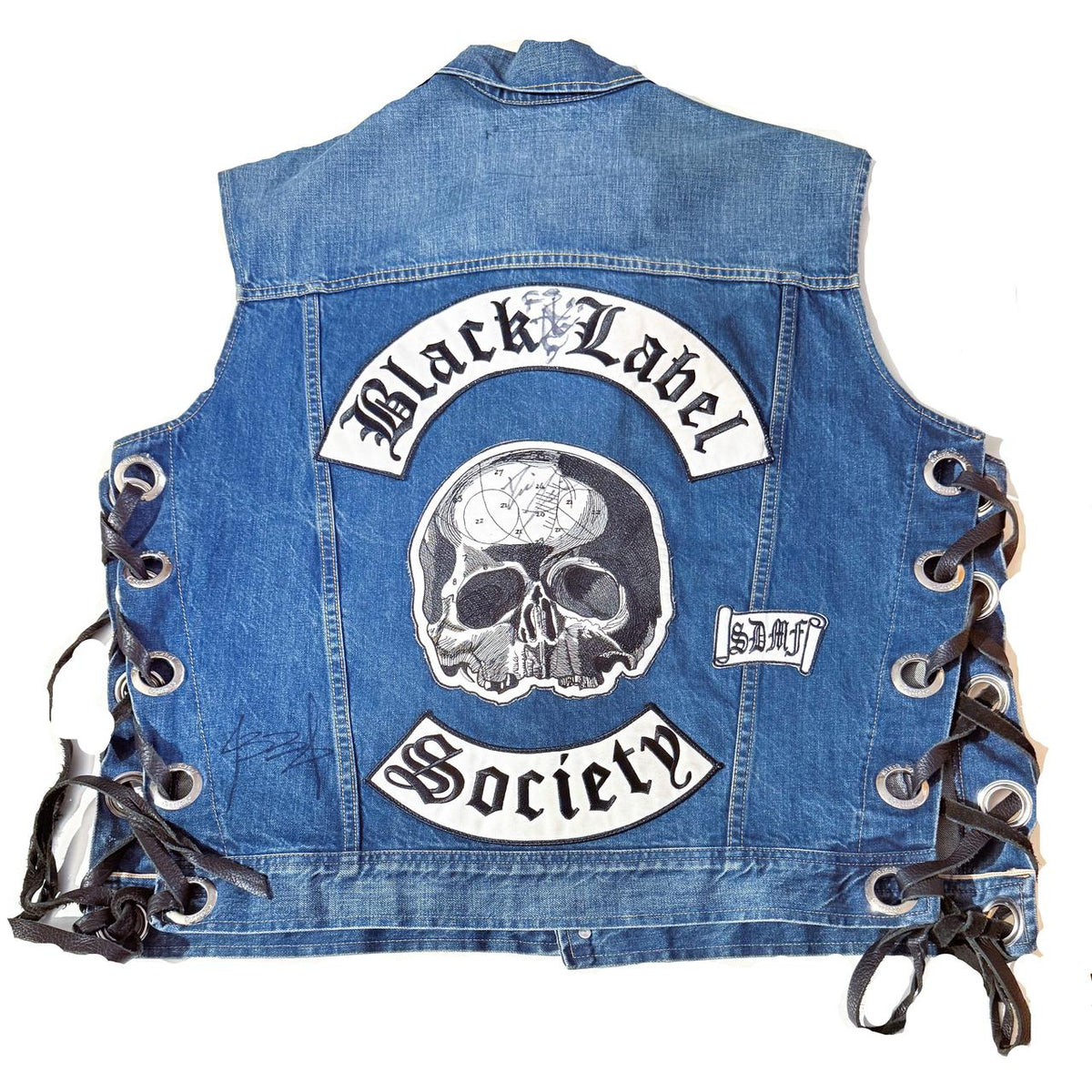 Black Label Society - Autographed Zakk Wylde Denim Vest Jacket