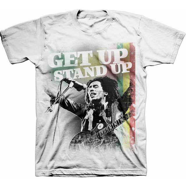 Bob Marley - Get Up Stand Up White T-shirt
