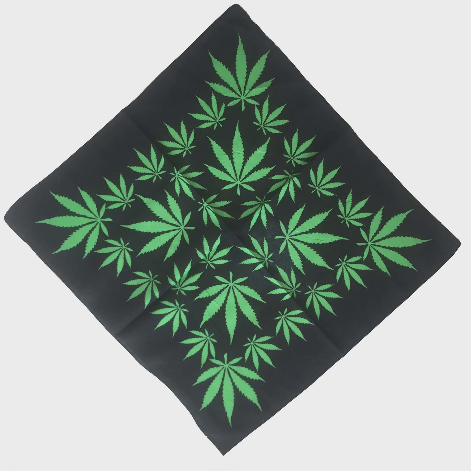 Cannabis leaf - Black Bandana