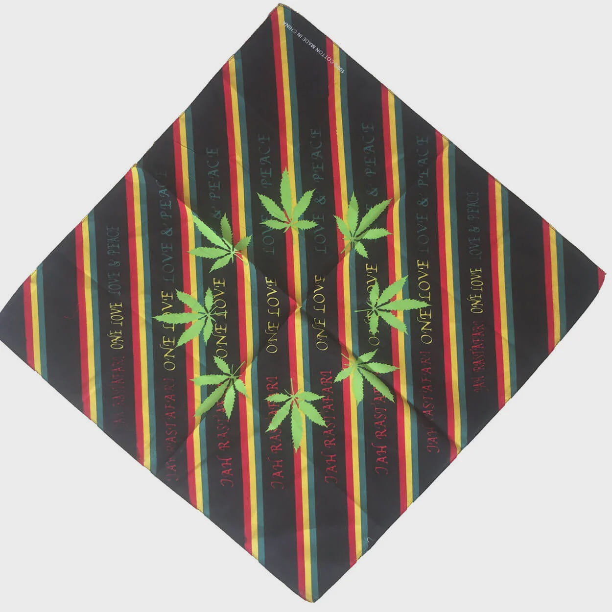 Cannabis leaf - One Love Black Bandana