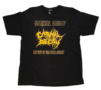 Carnal Decay - On Top Of The Food Chain T-shirt