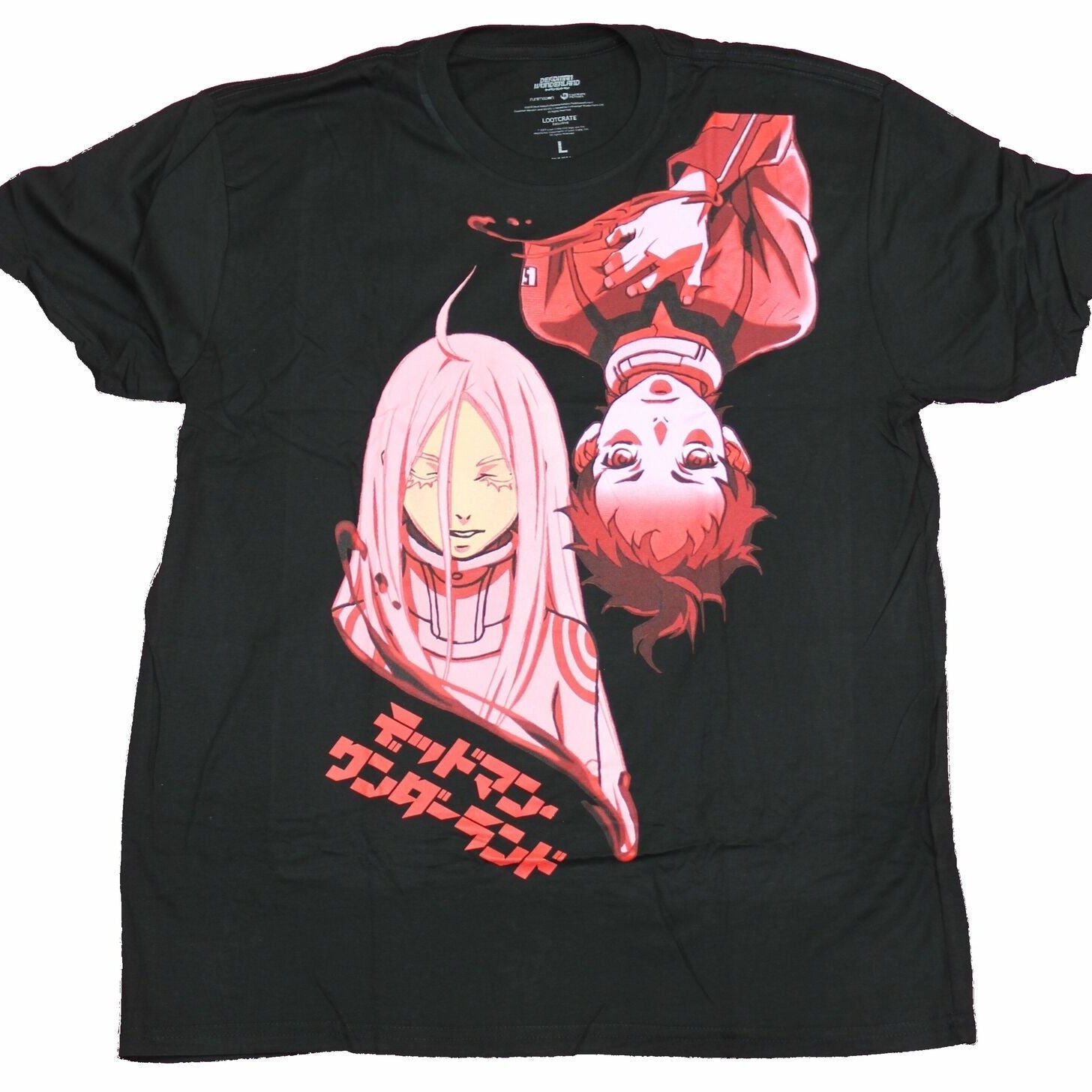 Deadman Wonderland - Here is A Deadman Duo Kanji T-shirt