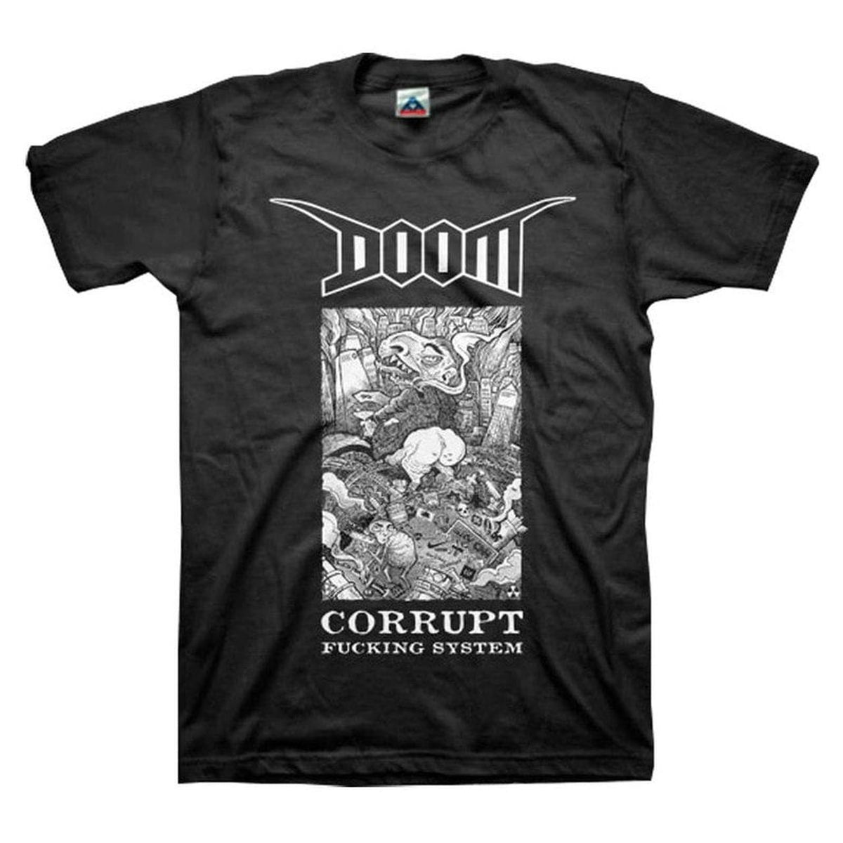 Doom - Corrupt Fucking System T-shirt