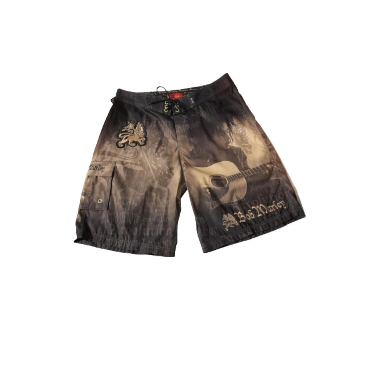 Dragonfly - Bob Marley Get Up Stand Up Board Shorts