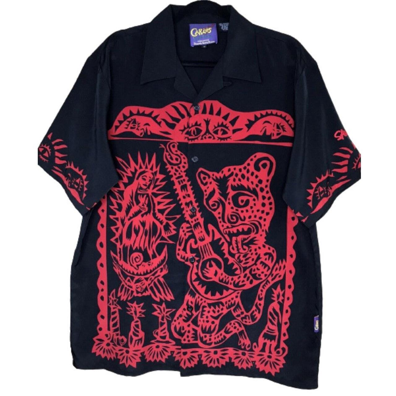 Dragonfly - Carlos Santana Art Button Up Shirt