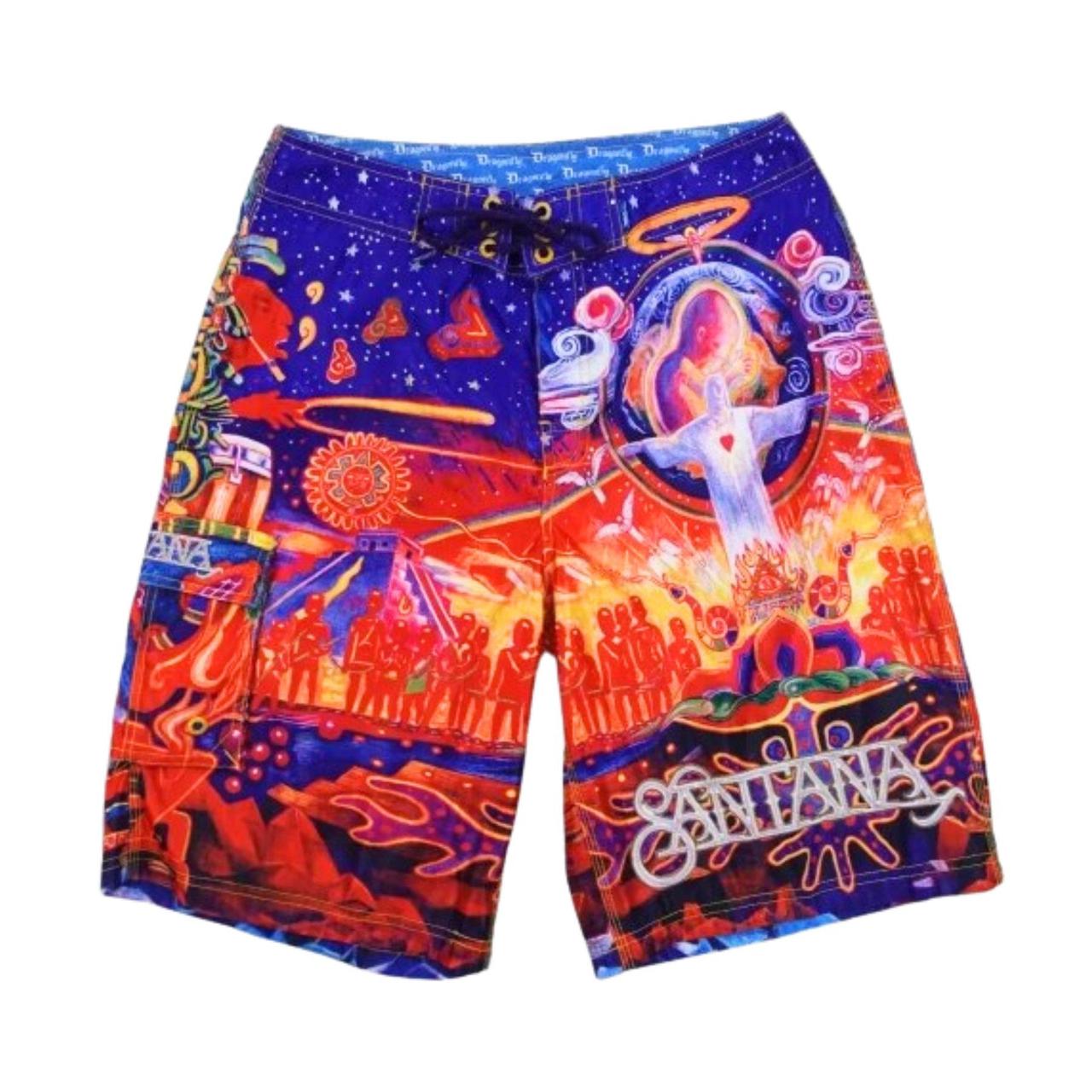 Dragonfly - Carlos Santana Fell Like Fire Board Shorts