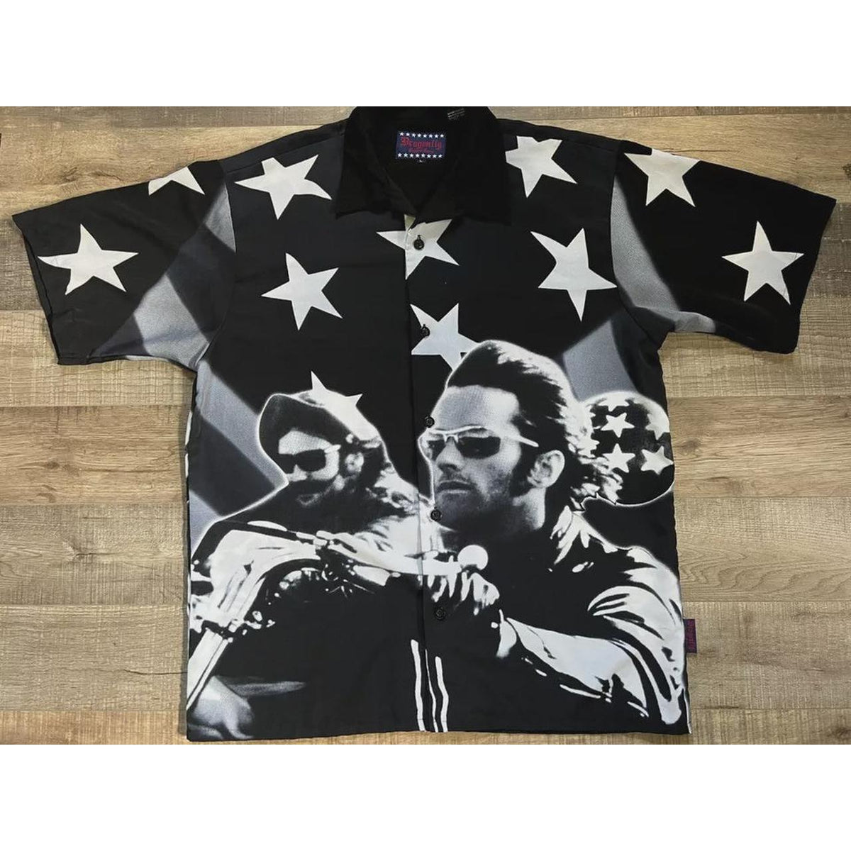 Dragonfly - Easy Rider All Over Print Button Up Shirt