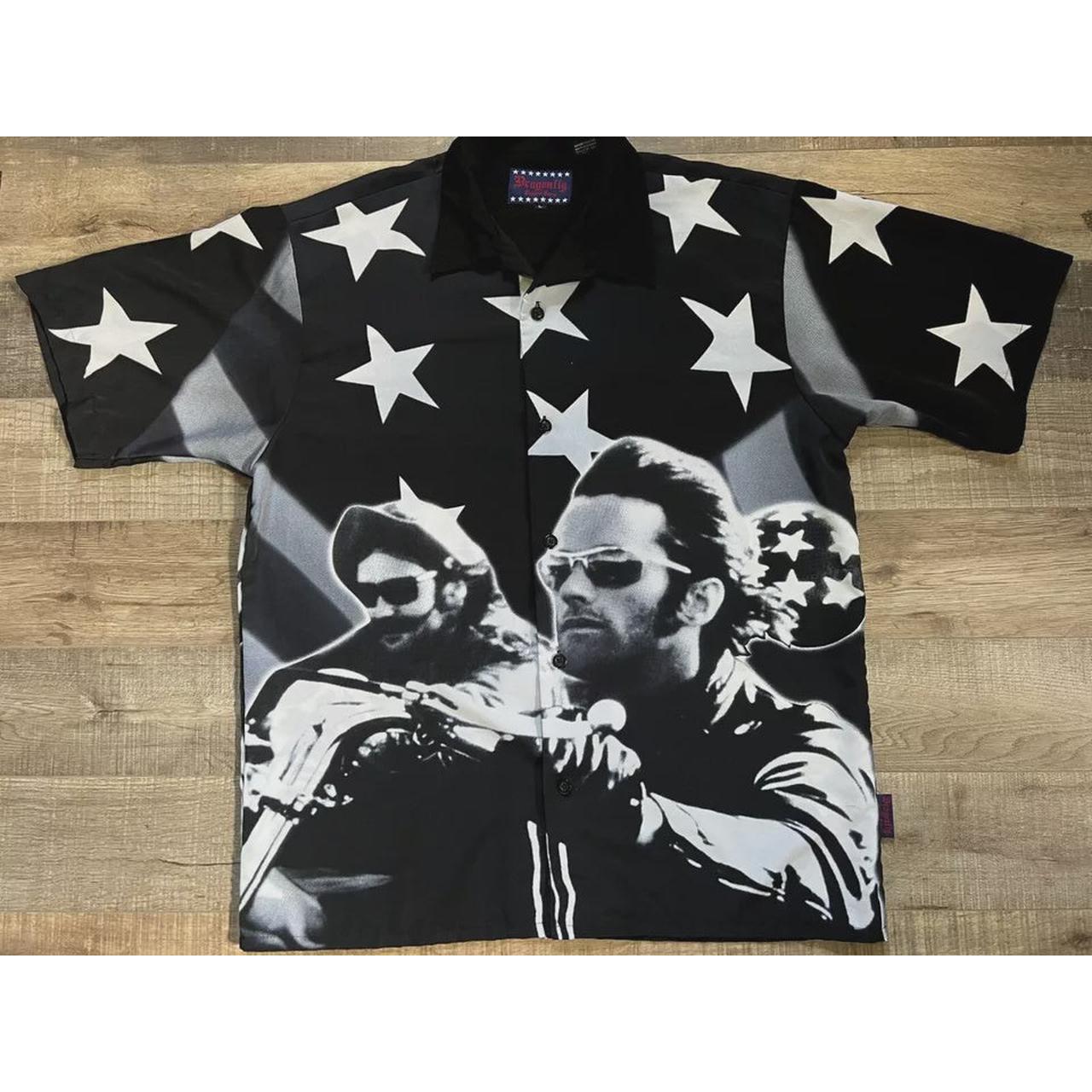 Dragonfly - Easy Rider All Over Print Button Up Shirt