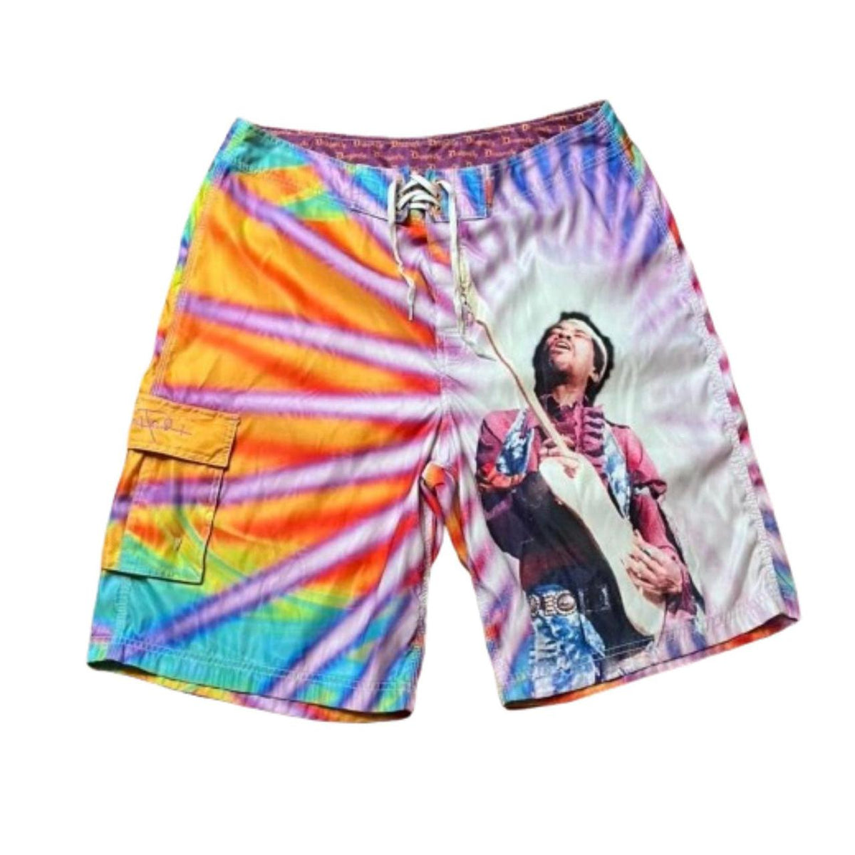 Dragonfly - Jimi Hendrix Rainbow Blues Board Shorts