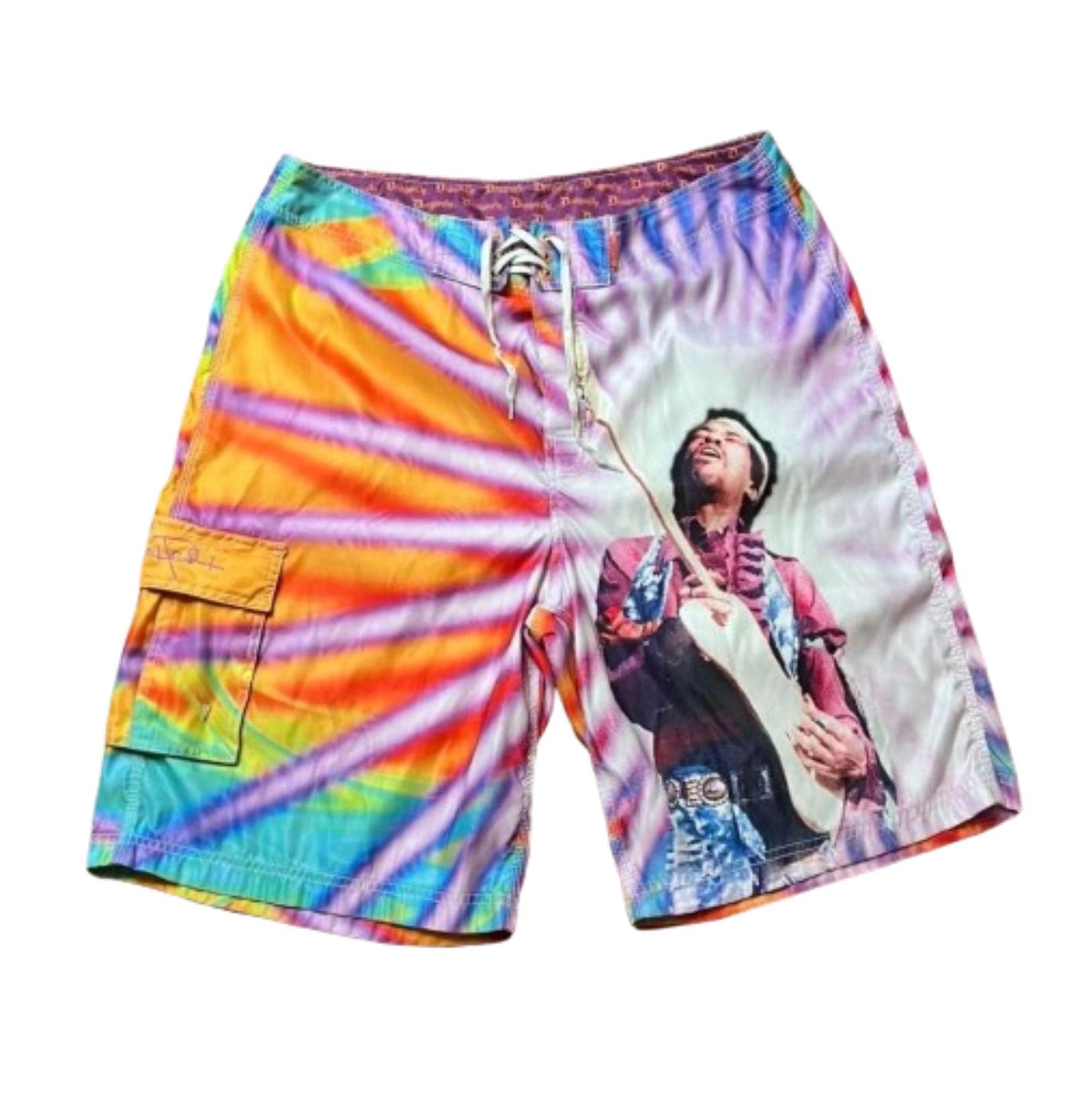 Dragonfly - Jimi Hendrix Rainbow Blues Board Shorts