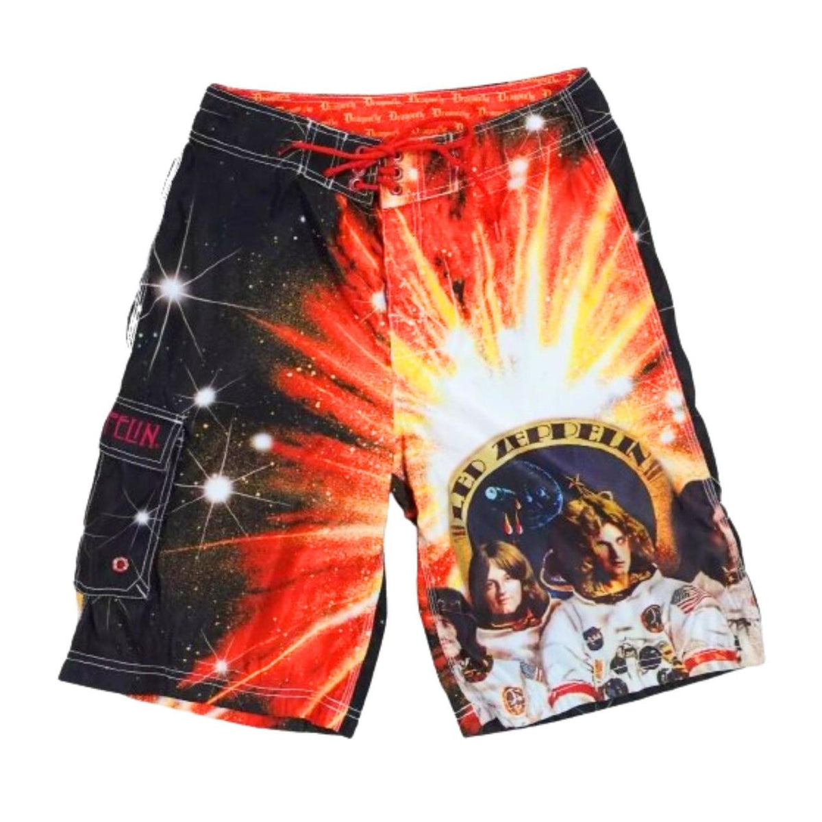 Dragonfly - Led Zeppelin Space Board Shorts