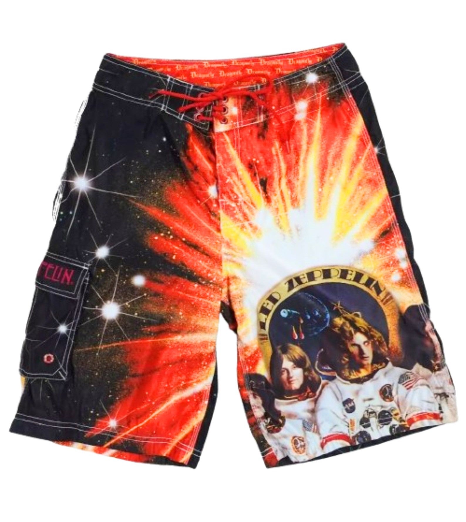 Dragonfly - Led Zeppelin Space Board Shorts