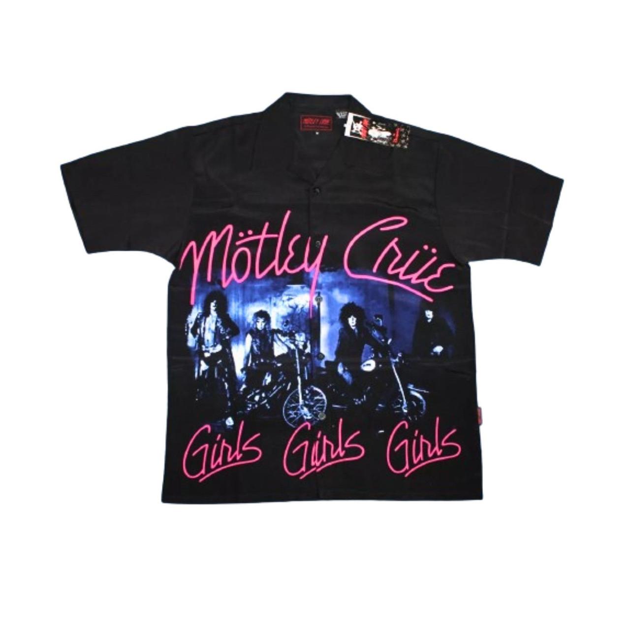 Dragonfly - Motley Crue Girls Girls Girls Button Up Shirt