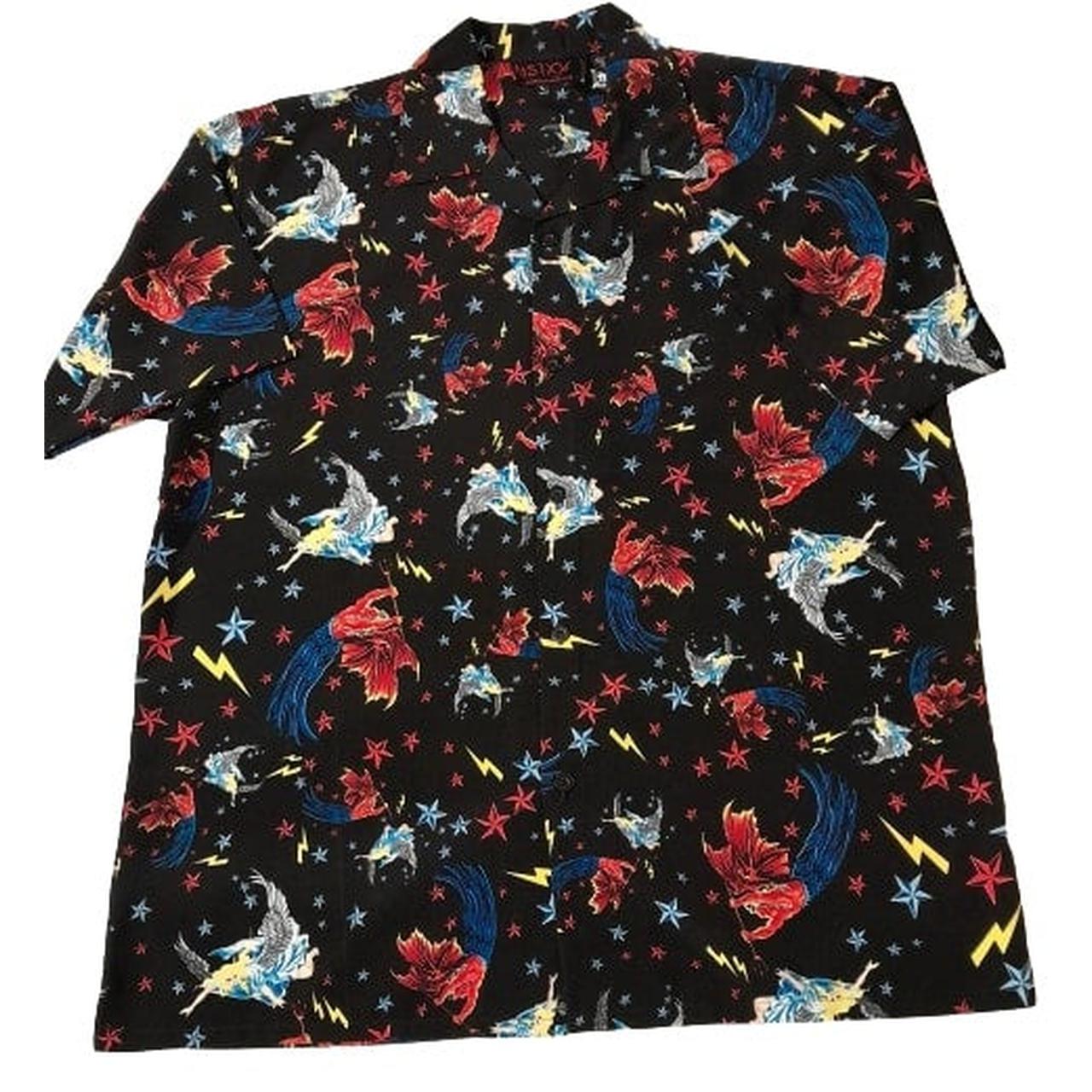 Dragonfly - Nicki Sixx Angels And Demons Button Up Shirt