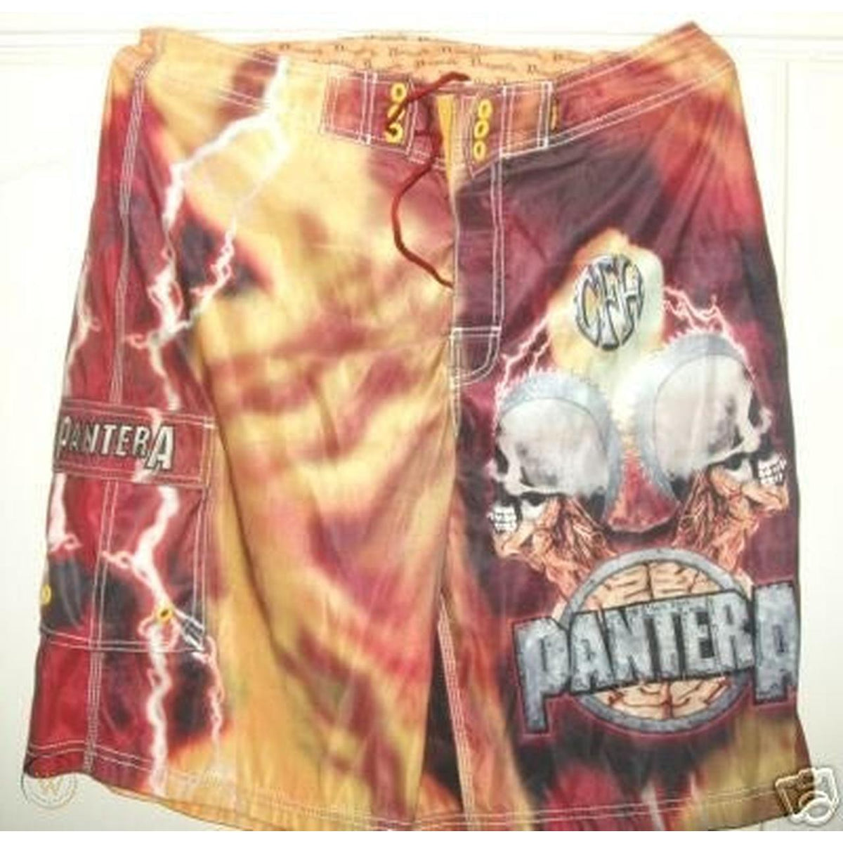 Dragonfly - Pantera Skull Thunder Board Shorts