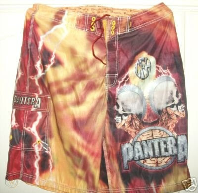 Dragonfly - Pantera Skull Thunder Board Shorts