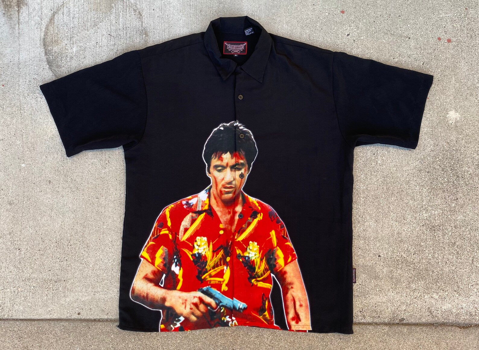 Dragonfly - Scarface Tony Montana Button Up Shirt