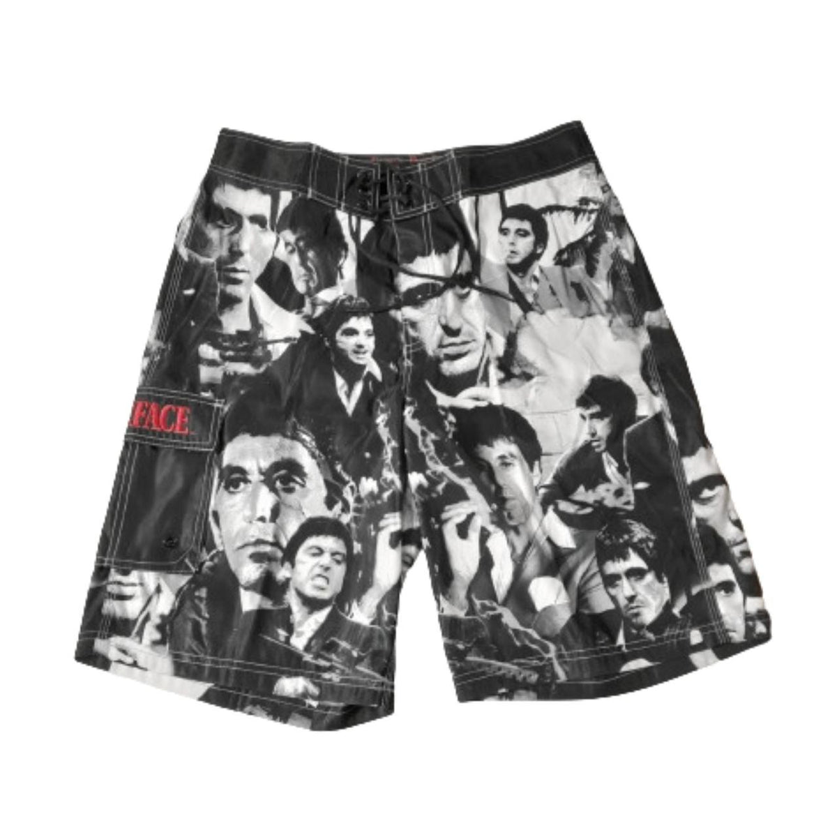 Dragonfly - Scarface Tony Montana Faces Board Shorts