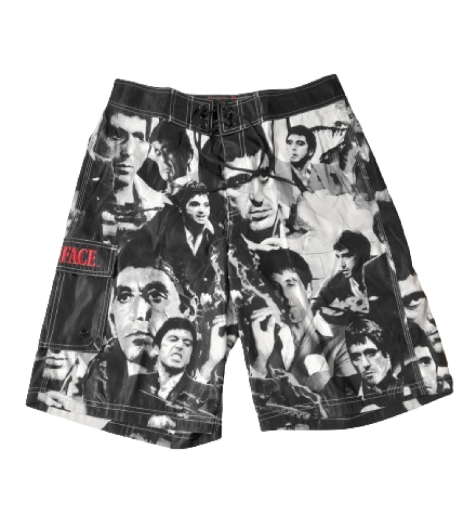 Dragonfly - Scarface Tony Montana Faces Board Shorts