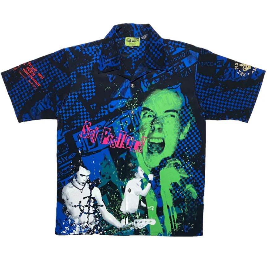 Dragonfly - Sex Pistols Destroy Club Button Up Shirt