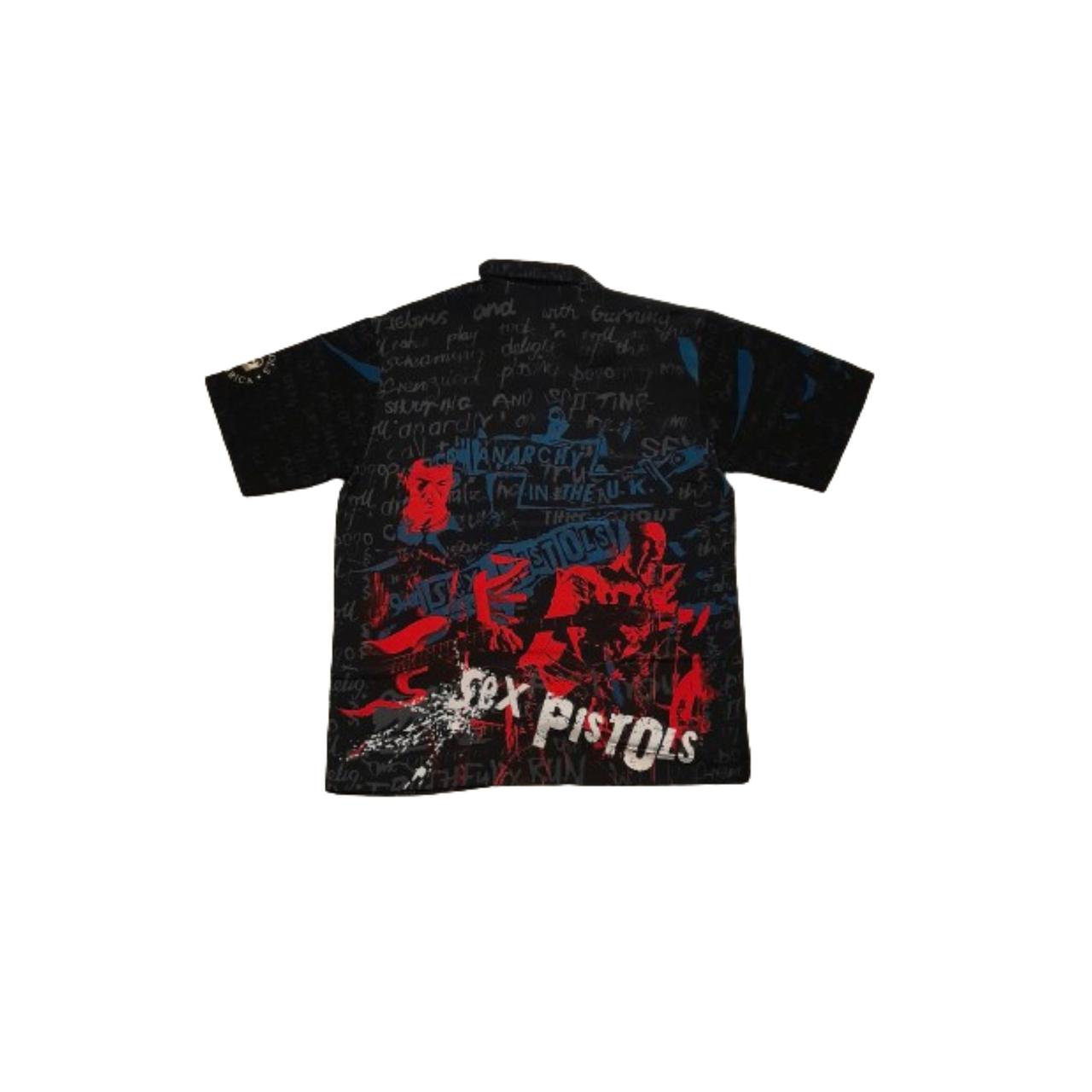 Dragonfly - Sex Pistols Vicious Johnny Button Up Shirt