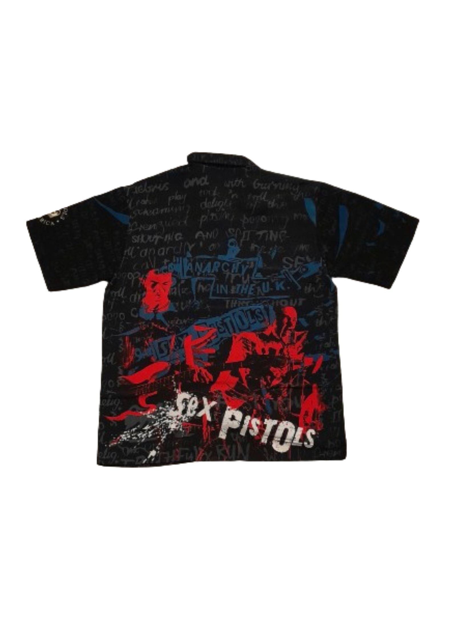 Dragonfly - Sex Pistols Vicious Johnny Button Up Shirt