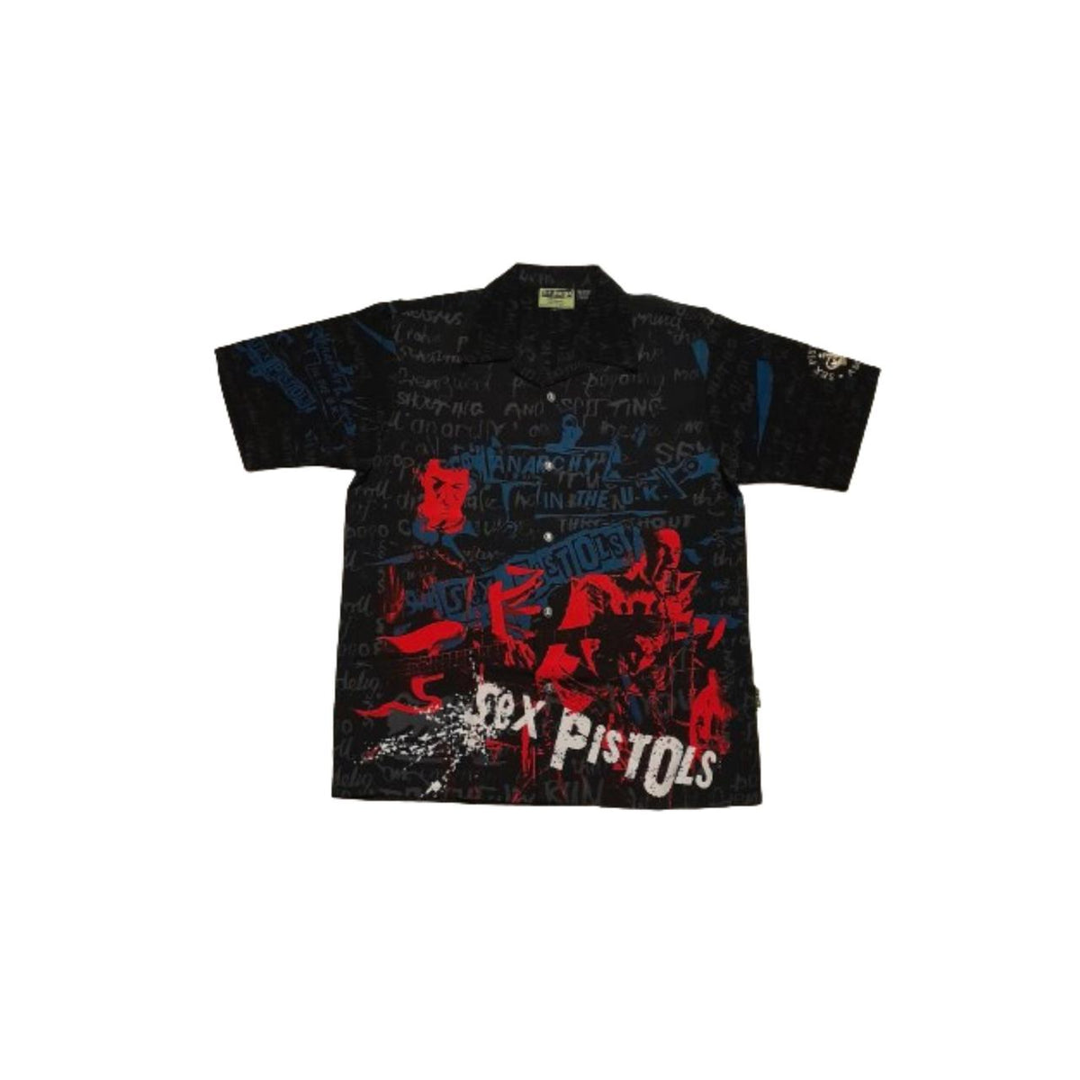 Dragonfly - Sex Pistols Vicious Johnny Button Up Shirt