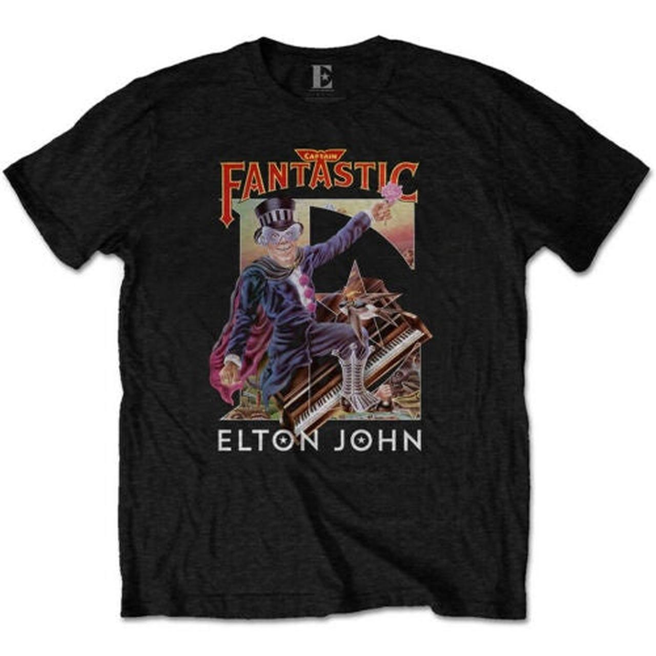 Elton John - Captain Fantastic Comic T-shirt