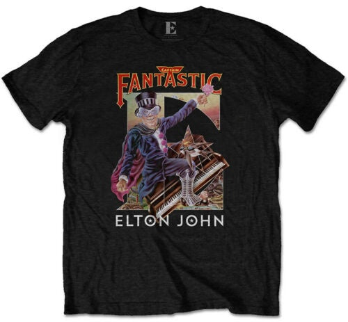 Elton John - Captain Fantastic Comic T-shirt