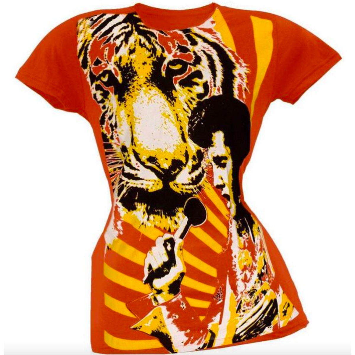 Elvis - Tiger Man Juniors Subway Women&#39;s T-shirt
