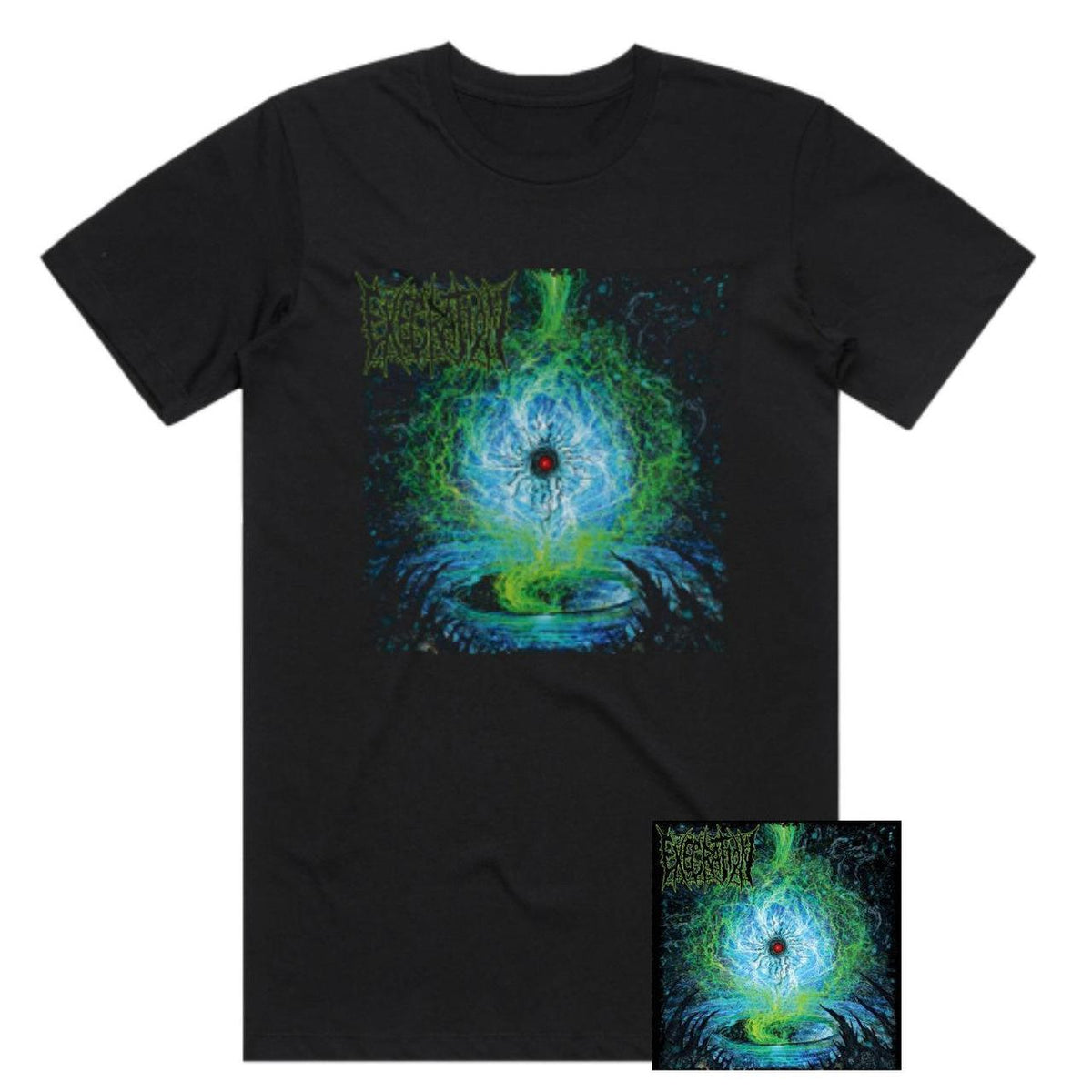 Execration - The Acceptance Of Zero Existence T-shirt And CD Artist Collection