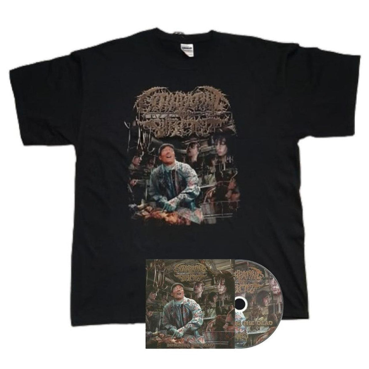 Extirpating The Infected - Beheading The Dead T-shirt And CD Artist Collection