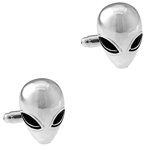 Fantasy - Alien 3D Head Cufflinks