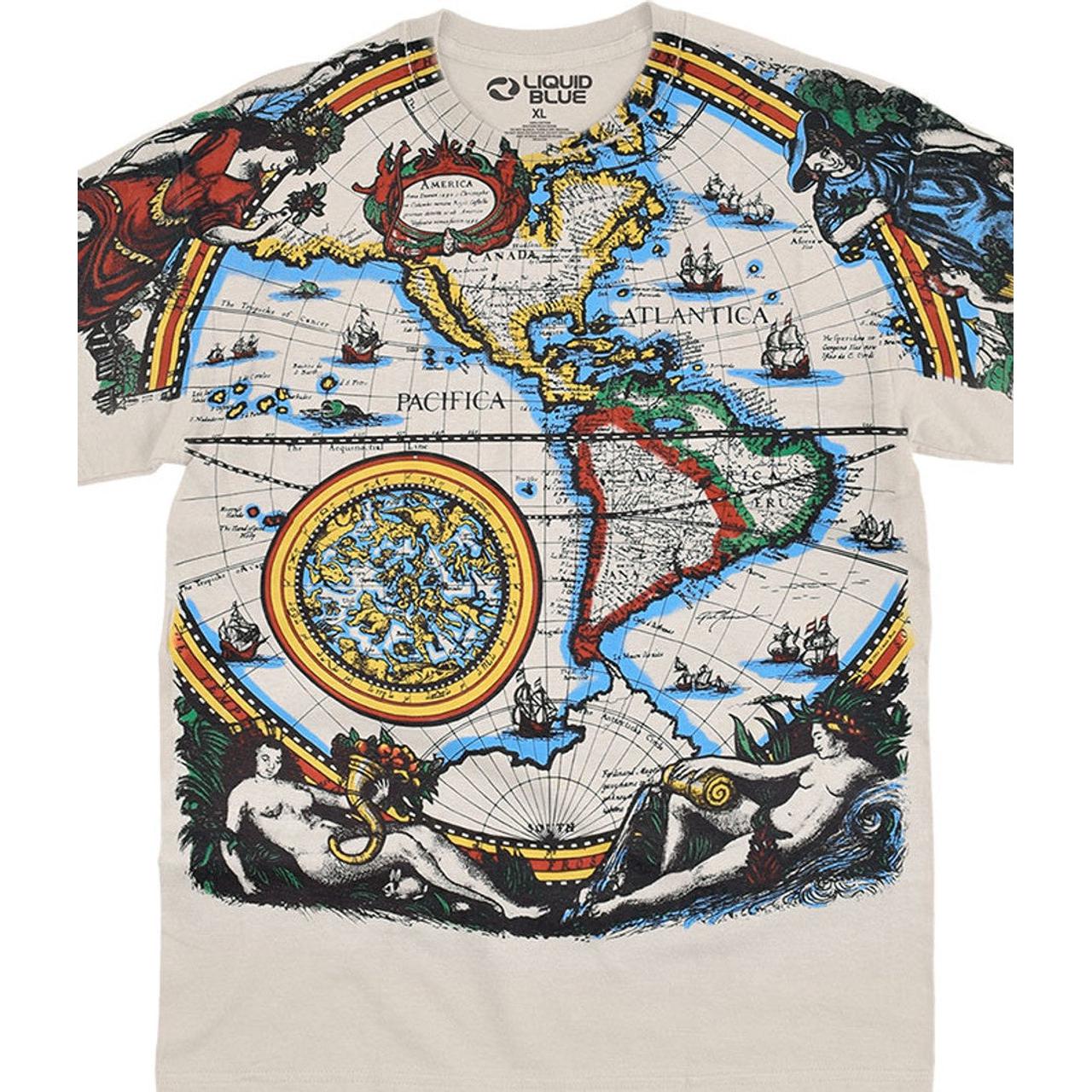 Fantasy - Old World Map T-shirt