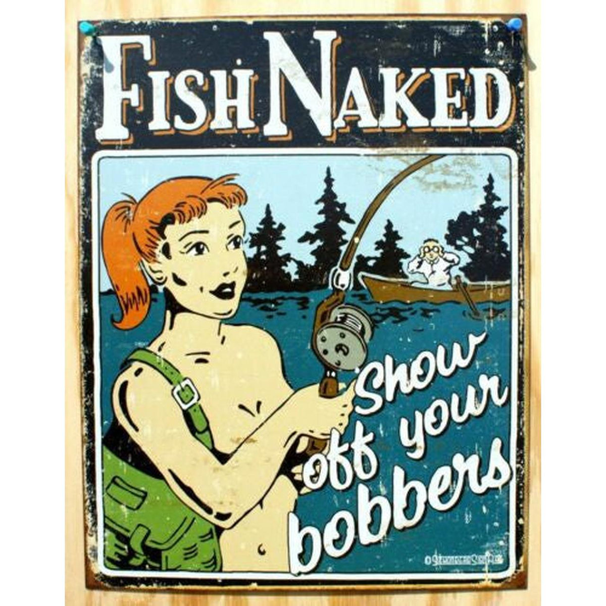 Fishing - Fish Naked Billboard