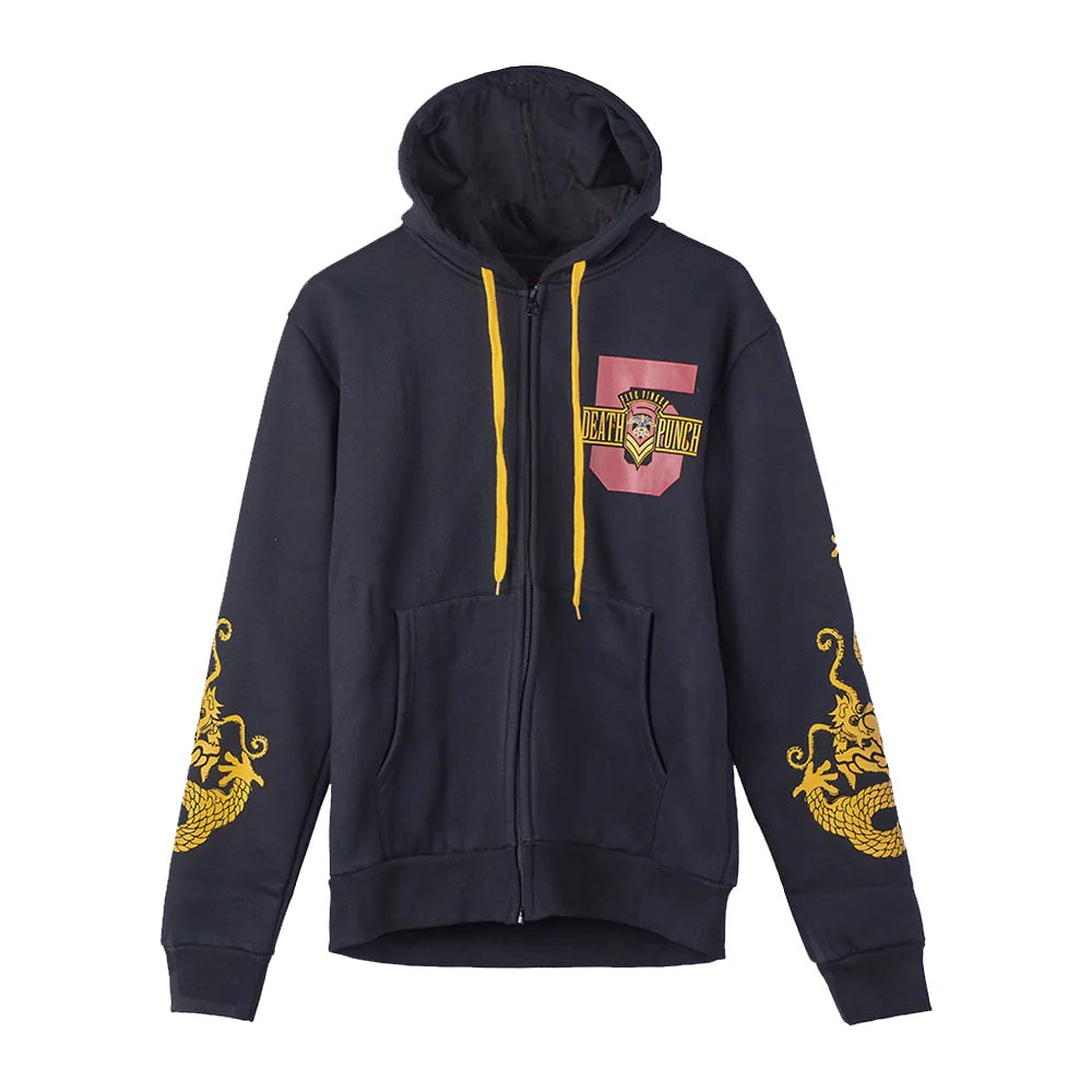 Five Finger Death Punch - Kung Fu Tattoo Zip Up Hoodie