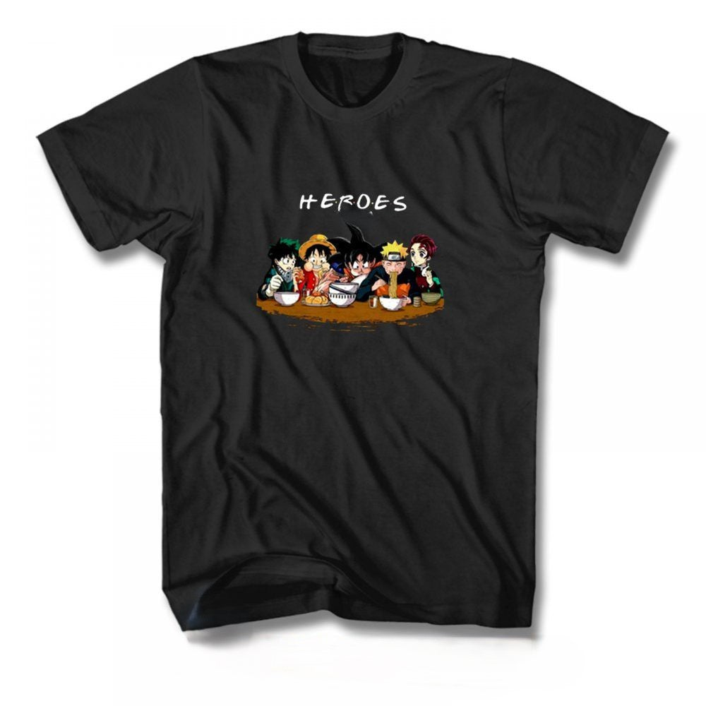 Friends - Anime Heroes parody kids T-shirt