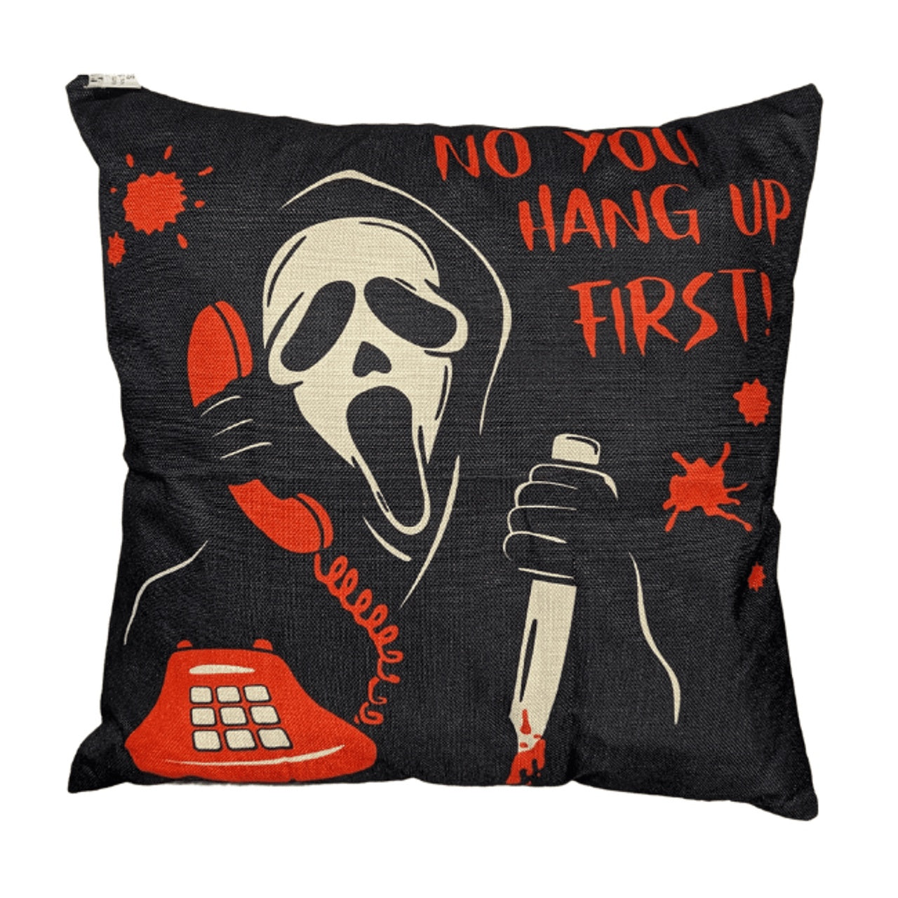 Ghostface - No You Hang Up First Cushion Throw Pillow