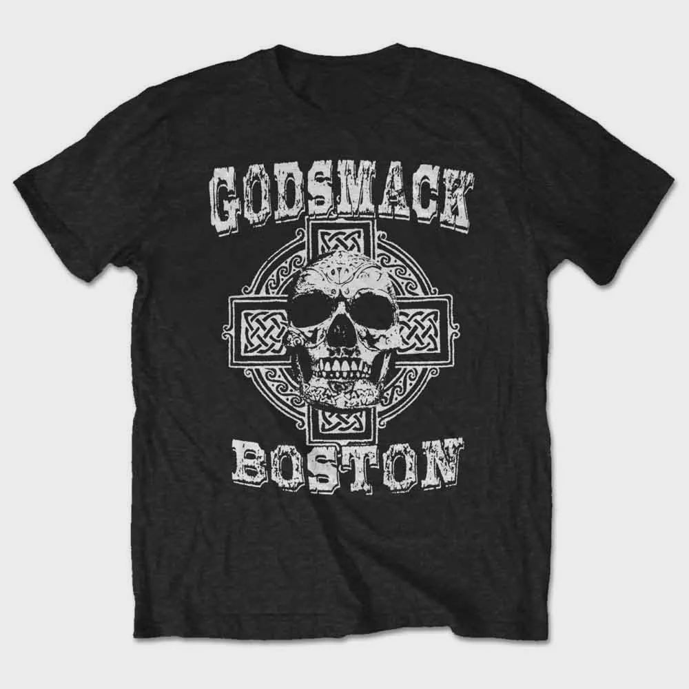 Godsmack - Boston Skull T-shirt